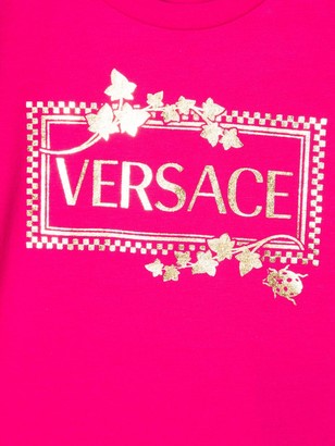 Versace Children logo print T-shirt