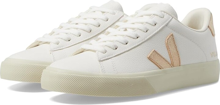 Veja Campo Women's Shoes Extra White/Platine : EU 42.5 (US Women's 11.5) M, Leather