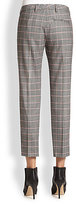 Thumbnail for your product : Piazza Sempione Cropped Prince Of Wales Pants