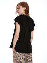Thumbnail for your product : Scotch & Soda Ruffle Sleeve V-Neck Top
