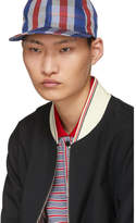 Thumbnail for your product : Thom Browne Black Ribbed Zip-Up Bomber Jacket