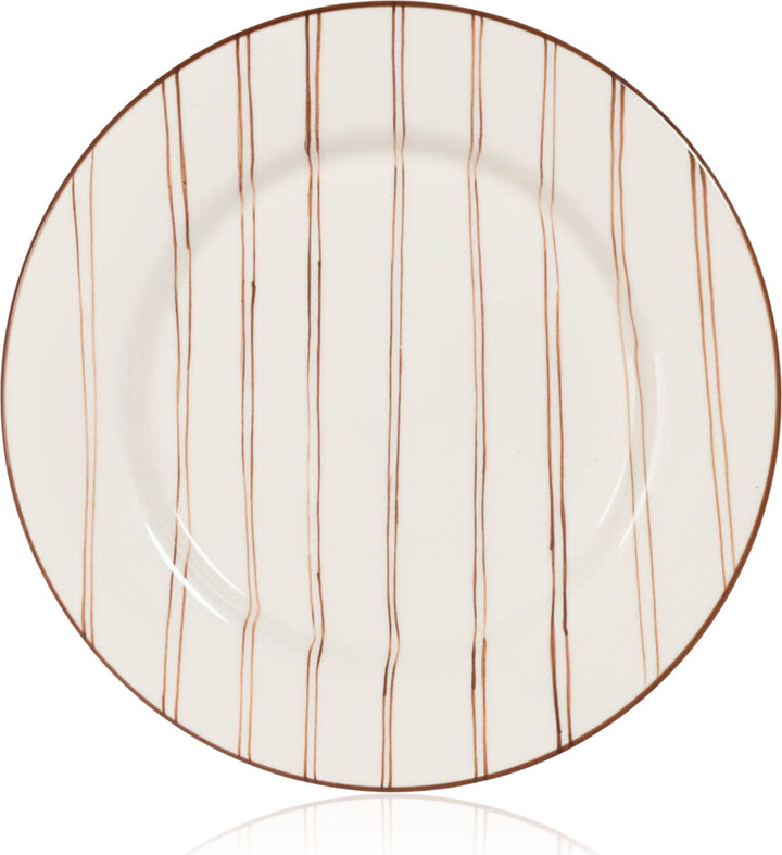 Valsa Home Pajama Hand Painted Dinner PlateOf 4