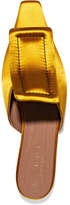 Thumbnail for your product : Marni Satin Slippers - Mustard