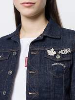 Thumbnail for your product : DSQUARED2 logo brooches set