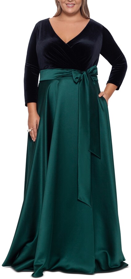 plus size long evening skirts