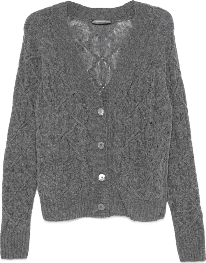 Ermanno Scervino Cable-Knit Cardigan