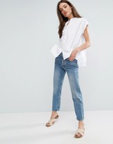 Thumbnail for your product : MiH Jeans Push Short Sleeve Shirt