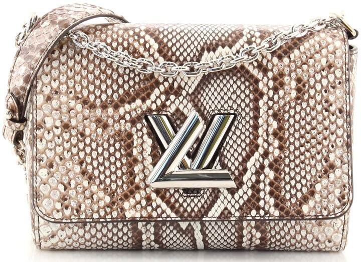 Louis Vuitton Twist Handbag Python MM - ShopStyle Shoulder Bags