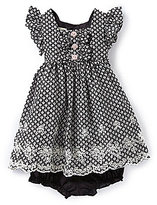 Thumbnail for your product : Laura Ashley 12-24 Months Dotted Dress