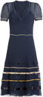Clothing-hilfiger collection silk chiffon dress with sequins