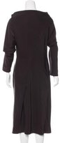 Thumbnail for your product : Jil Sander Draped Long Sleeve Dress