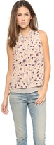Thumbnail for your product : Rebecca Taylor Trellis Print Top