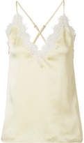 Thumbnail for your product : CAMI NYC The Everly Lace-trimmed Silk-charmeuse Camisole