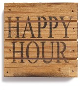Thumbnail for your product : Second Nature By Hand 'Happy Hour' Wood Coaster