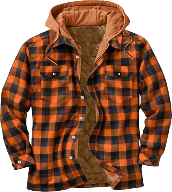 pullover flannel shirt mens
