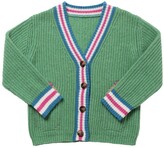 Thumbnail for your product : Stella McCartney Kids Intarsia Recycled Wool Knit Cardigan