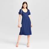 Thumbnail for your product : Vanity Room Women's Knit Dress with Double Ruffle Sleeve - Vanity Room Blue