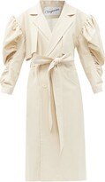 Thumbnail for your product : Vaquera Double-breasted Balloon-sleeve Cotton Trench Coat