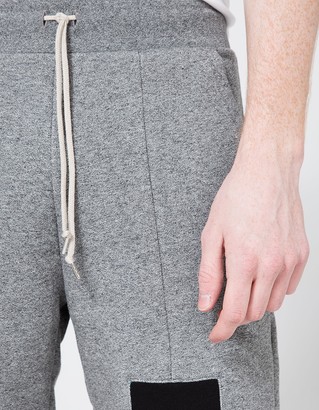 Paneled Shorts in Dark Grey