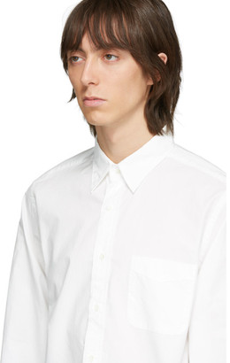 Beams White Poplin Shirt