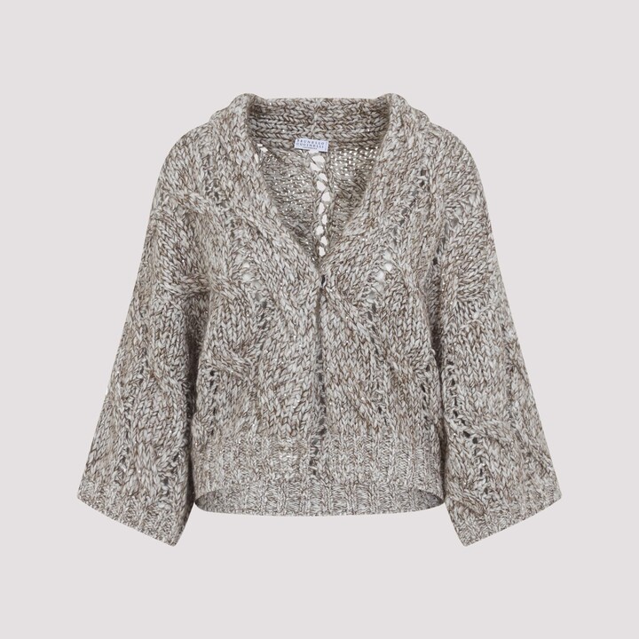 Brunello Cucinelli Braid Cardigan