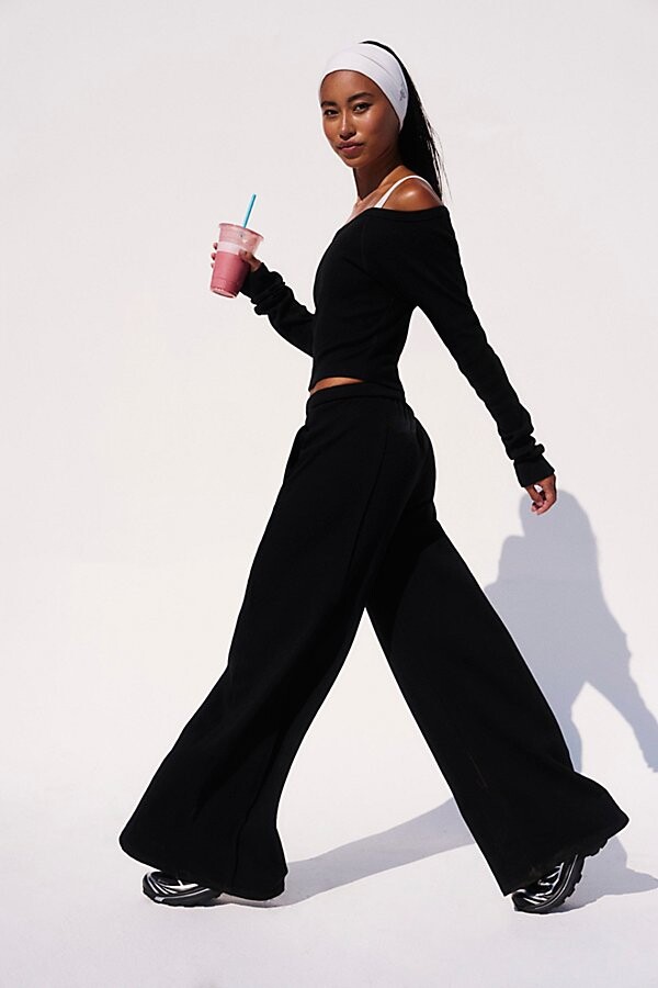 Free People Go To Long Sleeve Set