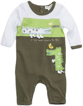 Pumpkin Patch Baby boys croc all-in-one