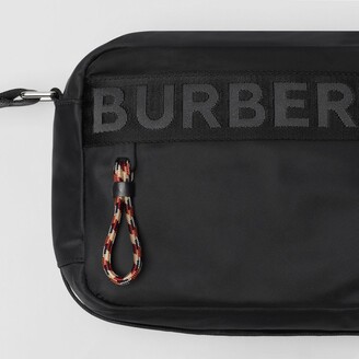 Burberry Logo Detail Nylon Crossbody Bag