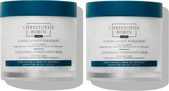 Christophe Robin Cleansing Purifying Scrub with Sea Salt Bundle 250ml