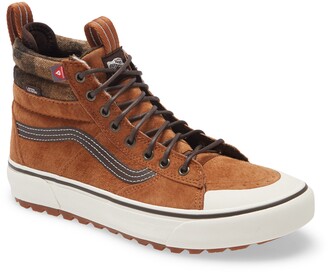 burnt orange high top vans