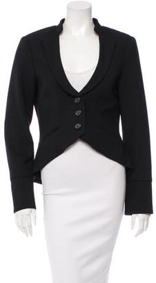 Elizabeth and James Fitted Wool Blazer