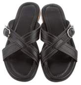 Thumbnail for your product : Gucci Leather Slide Sandals
