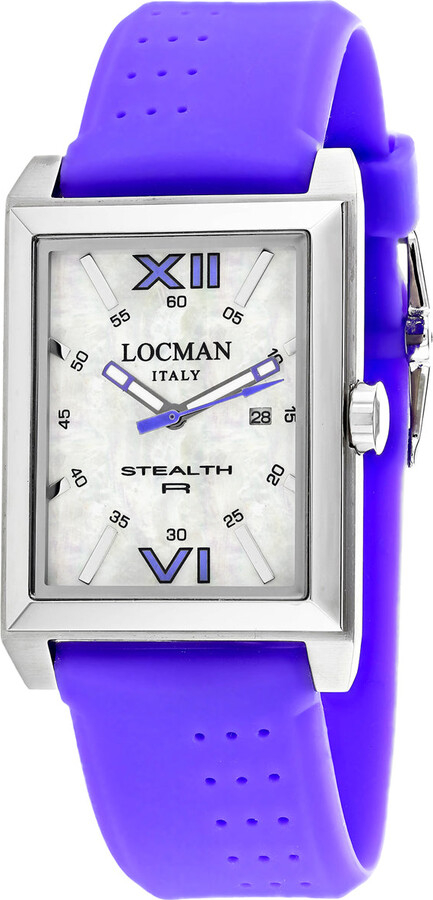 Locman Men's Classic Mop Rectangle 44mm