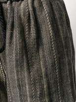 Thumbnail for your product : Forte Forte Frayed Herringbone Shorts