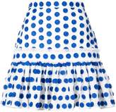 Thumbnail for your product : Alexis dot embroidered mini skirt