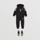 Thumbnail for your product : Burberry Childrens Icon Stripe Panel Cotton Hooded Top