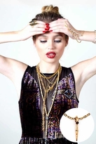 Thumbnail for your product : Vanessa Mooney Point of No Return Necklace/Headpiece in Gold