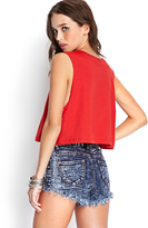 Thumbnail for your product : Forever 21 D.A.R.E. Cropped Muscle Tank