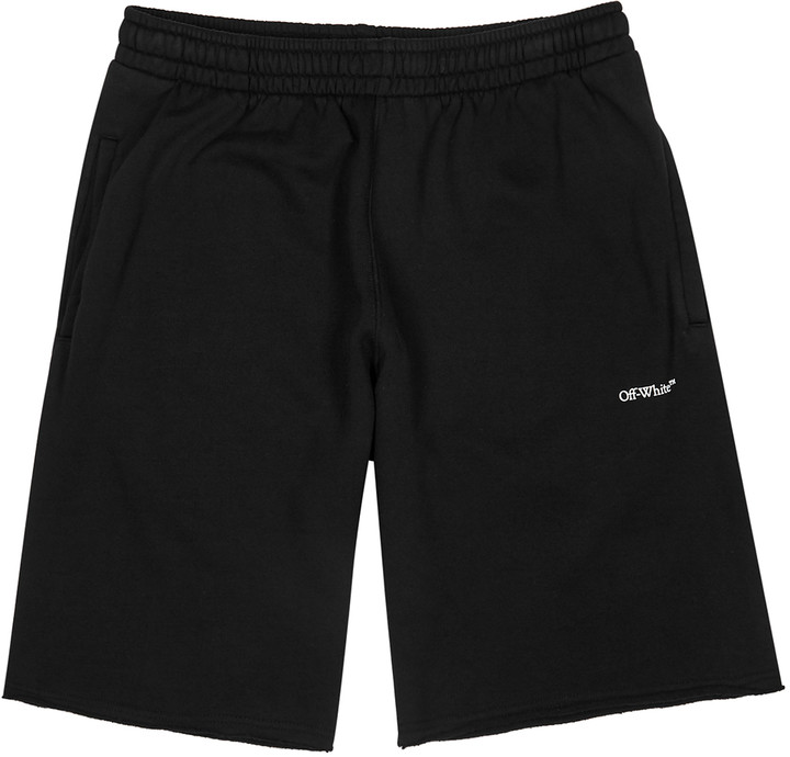 off white black shorts