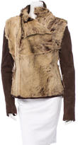 Thumbnail for your product : Roland Mouret Suede Shearling Jacket