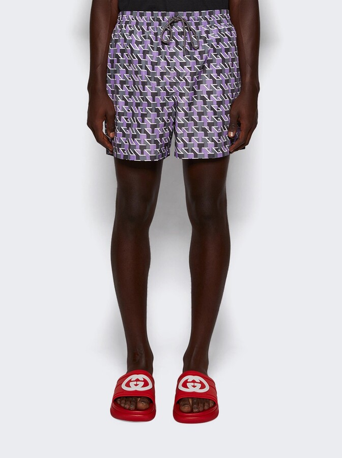 Gucci Printed Nylon Swim Shorts