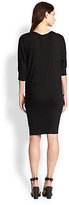 Thumbnail for your product : Splendid Asymmetrical Draped Stretch Jersey Dress