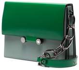 Thumbnail for your product : Marni green Caddy leather shoulder bag