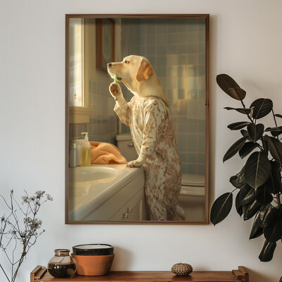 Lark Manor Decorative Framed MDF Painting