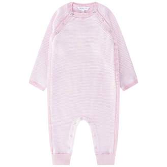 Bellybutton Belly ButtonGirls Pink Striped Cotton Knit Coverall