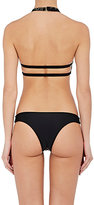 Thumbnail for your product : Tori Praver Swimwear Women's Sabina Topstitched Microfiber Halter Bikini Top