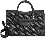 Thumbnail for your product : Balenciaga Small Classic City Logo Leather Satchel