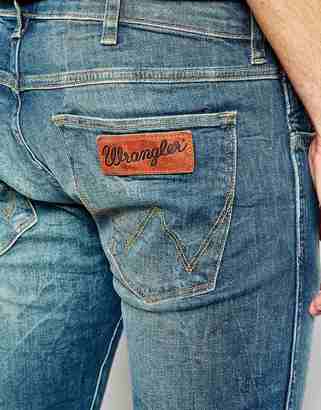 Wrangler Jeans Bryson Skinny Fit Flipper Light Wash