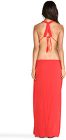 Thumbnail for your product : Indah Nyx Rayon Crepe Split Front Open Back Halter Maxi Dress