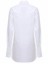 Thumbnail for your product : Coperni Woven Cotton Longline Shirt